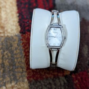 NEW Low price! GORGEOUS Caravelle by Bulova dress watch with Swarovski crystals